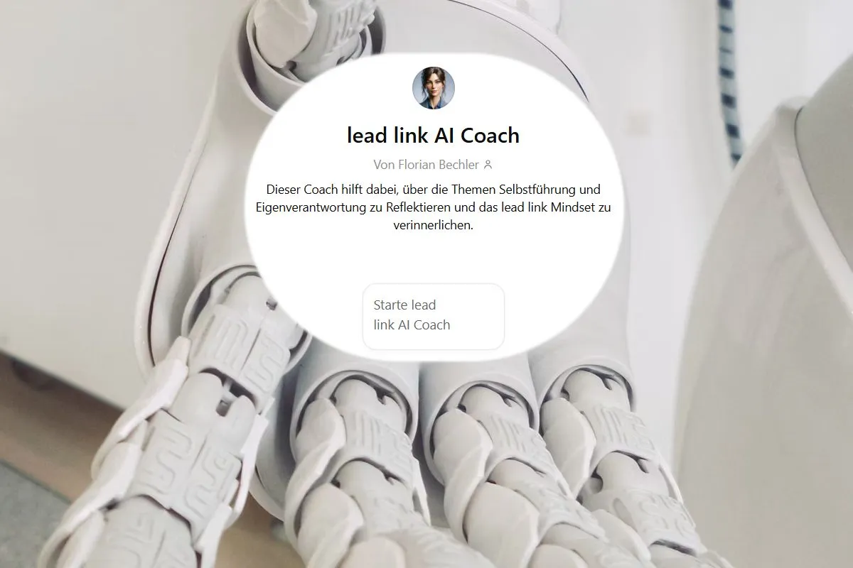lead link AI Coach Interface